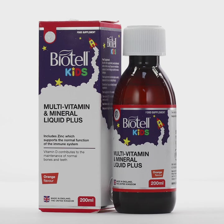 Kids Multi-Vitamin & Mineral Plus Liquid